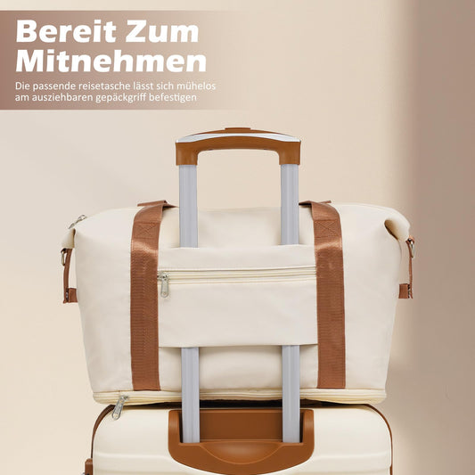 Reisekoffer Hartschale mit Tasche & Kulturbeutel